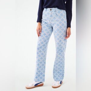 Roller Rabbit Jemina Fleur Lisette Pant in Blue NEW